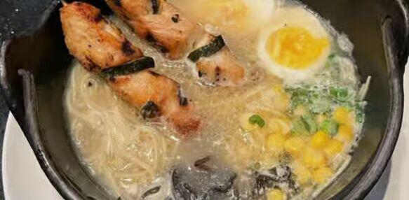 Ramen ( Chicken-flavored) - Chicken Skewers