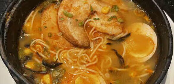 Spicy Ramen (Chicken-flavored) - Chashu (seared pork belly)