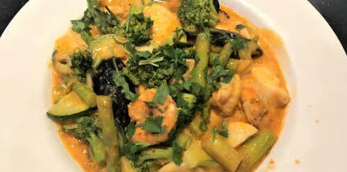 Thai Seafood Curry Teriyaki