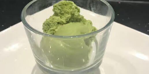 Green tea ice cream