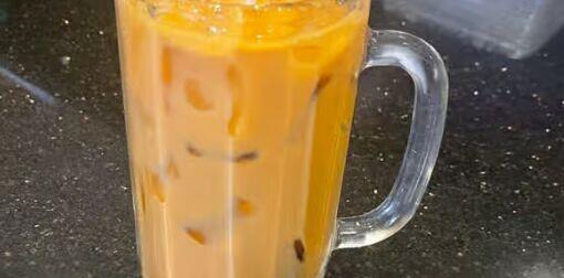 Thai Milk Tea ( 16 oz. sweetened. made with real Thai tea leaf)