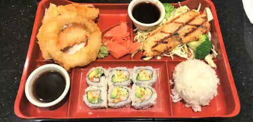 Salmon Teriyaki Bento Box (Lunch)