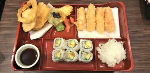 Crab Meat Tempura Bento Box (Lunch)