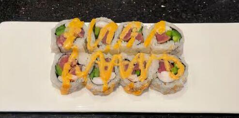 Pepper tuna fresh shrimp roll ( 8 pieces)*