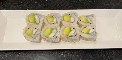 Shrimp Avocado roll (cooked)(8pcs)